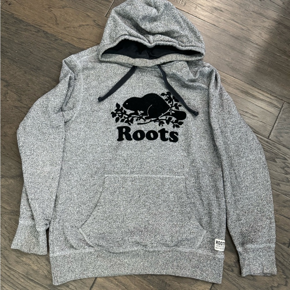 Roots grey hoodie